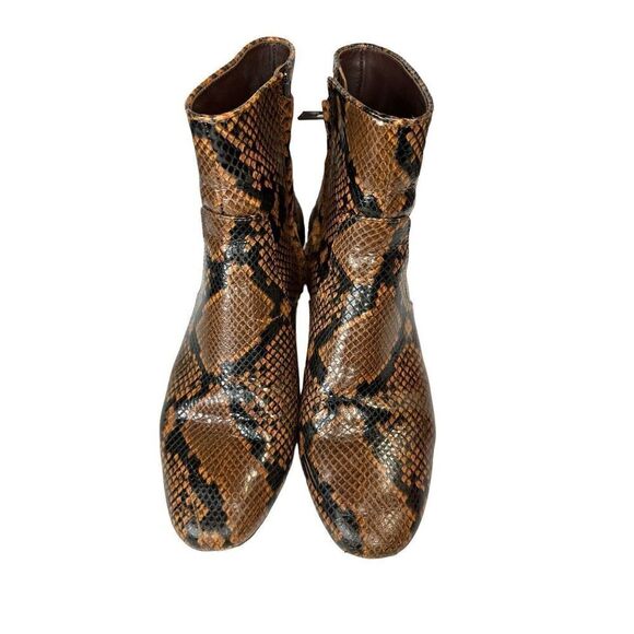 Loeffler Randall Ankle Boot Snakeskin leather sz 9.5 - Picture 4 of 9